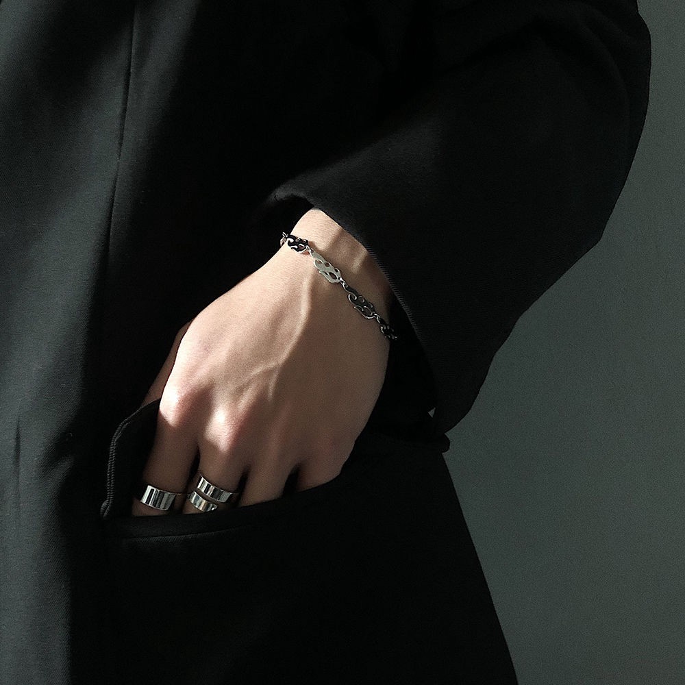 Vòng Tay Bằng Thép Titan Hình Ngọn Lửa Thời Trang 23213