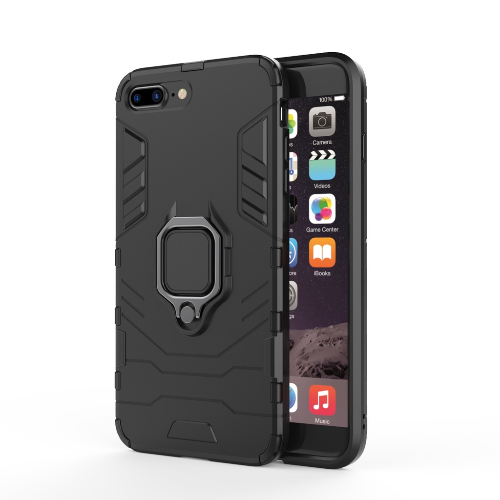 Ốp lưng Iphone 7 /8 SE 2020/ SE 2022 Ốp batman ironman ốp chống sốc iphone kèm iring 360 độ chống xem video tiện lợi