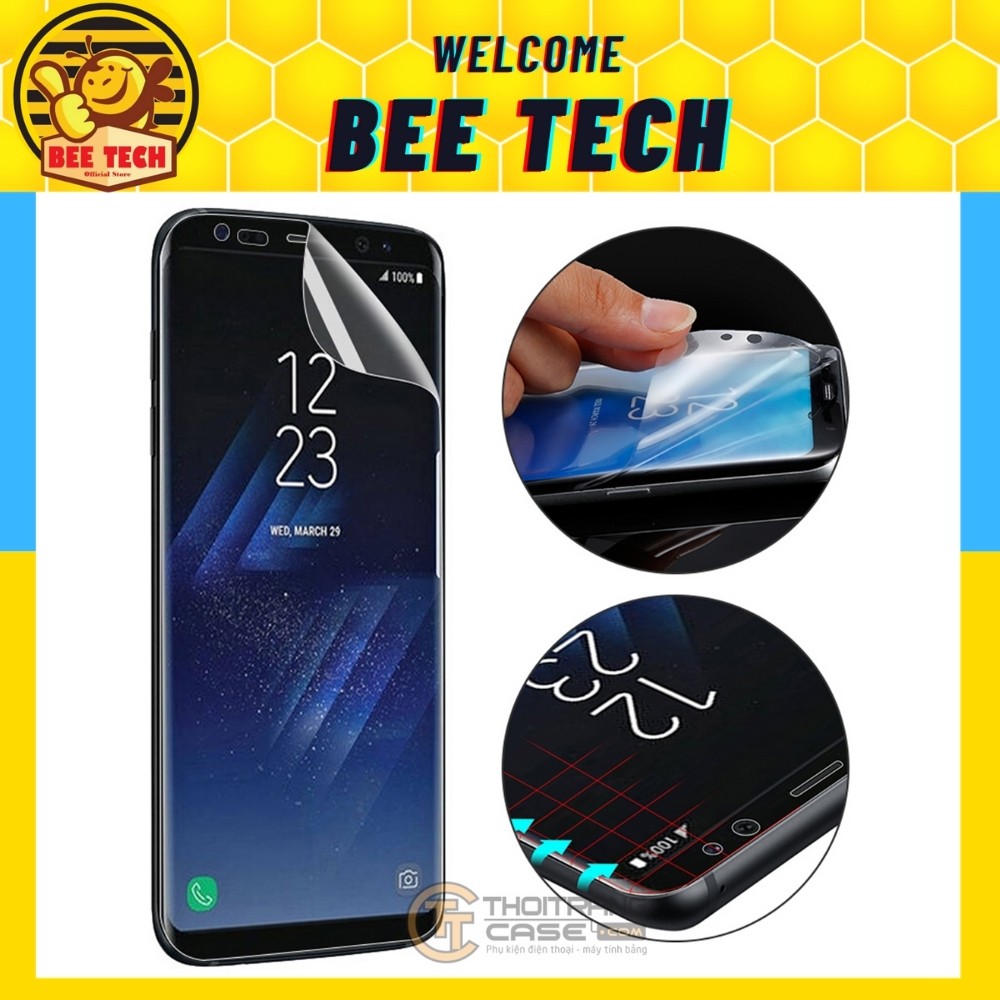 Miếng dán màn hình Samsung dẻo full keo phủ nano không bám vân tay - Beetech