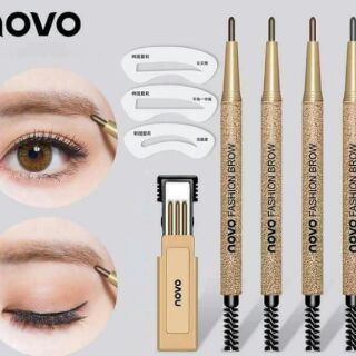 BỘ CHÌ KẺ MÀY ĐỊNH HÌNH 3 KIỂU NOVO FASHION BROW PHONG CÁCH HÀN QUỐC