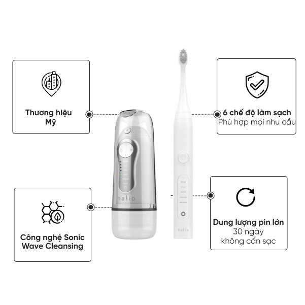 Máy tăm nước Halio cầm tay Halio Professional Cordless Oral Irrigator