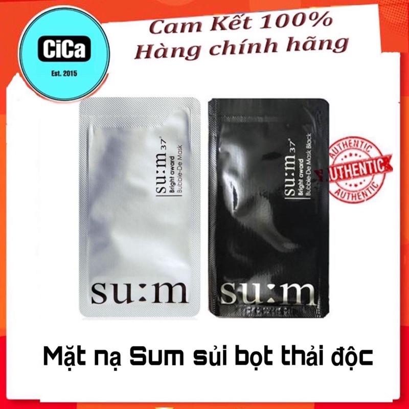 MẶT NẠ SUM SỦI BỌT THẢI ĐỘC -TRẮNG DA HÀN QUỐC &lt;Chính hãng&gt;