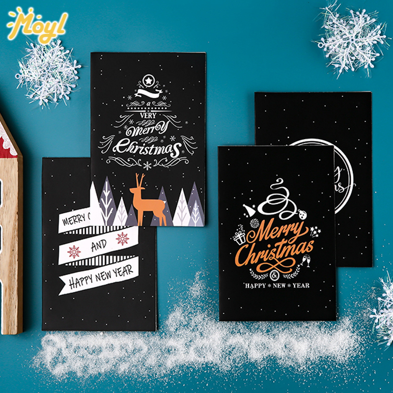 Set 6 tấm thiệp phong cách Giáng sinh đáng yêu xinh xắn