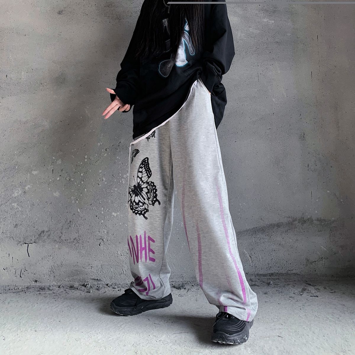 Áo Thun In Hình Bướm Phong Cách Harajuku Cá Tính | BigBuy360 - bigbuy360.vn