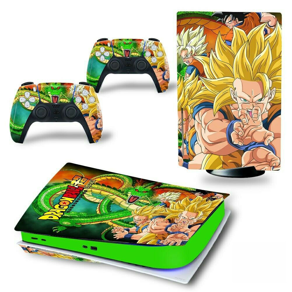Miếng dán trang trí skin ps5 chủ đề Dragon Ball