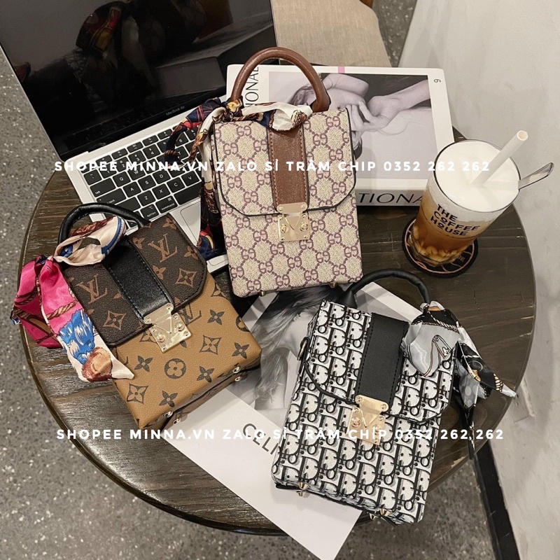 Túi Đeo Chéo Nữ Đẹp Dáng Cốp Chữ Nhật