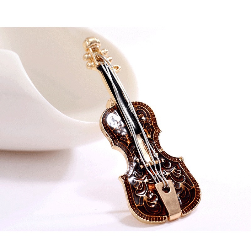 Ghim Cài Áo Hình Đàn violin Ngộ Nghĩnh