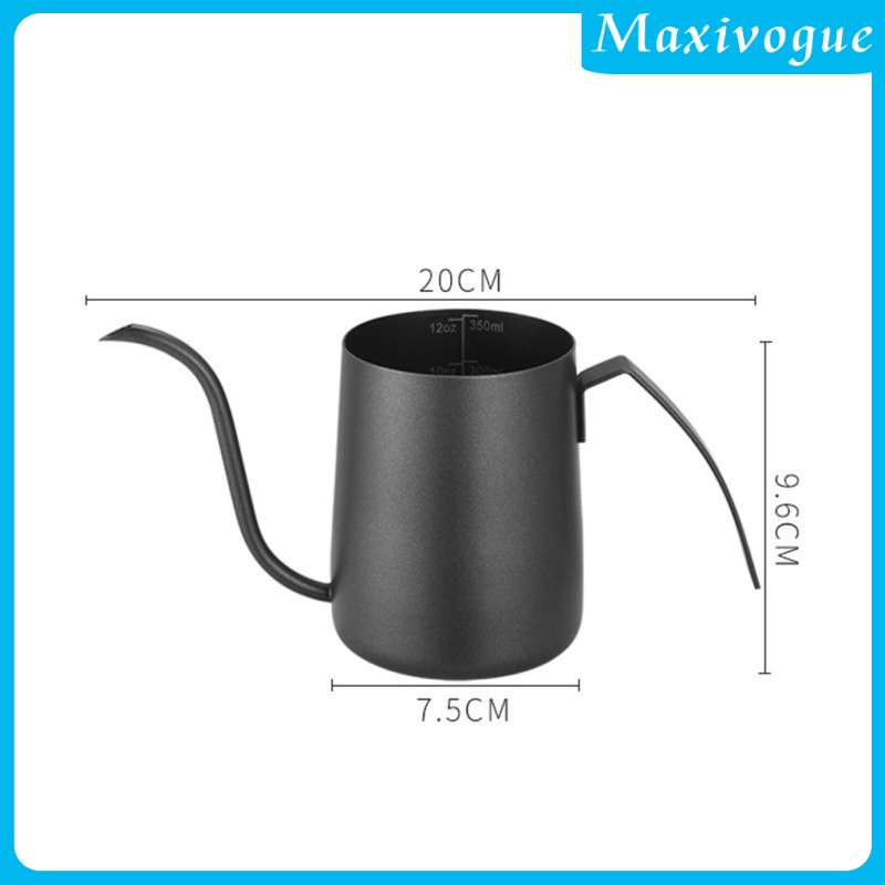 Máy pha cà phê bằng thép không gỉ cấp thực phẩm Máy pha cà phê cổ ngỗng Miệng mỏng