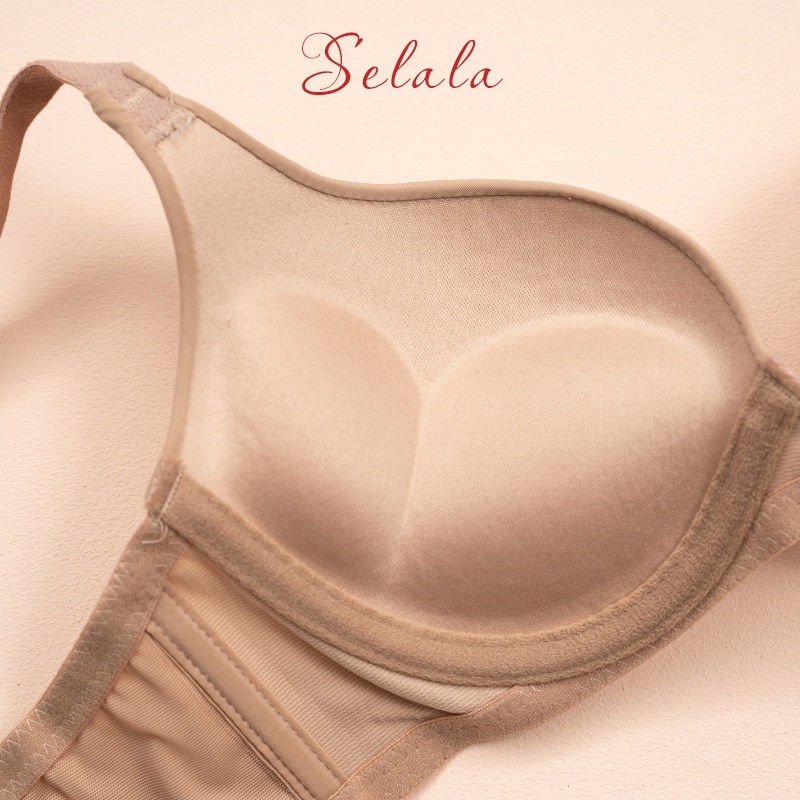 Áo Lót Su Selala Chéo Có Gọng Siêu Nâng Đẩy Mát Lạnh AG04