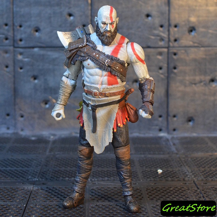 ( HÀNG CÓ SẴN ) Mô Hình Kratos Thần Chiến Tranh God Of War 2018 Neca
