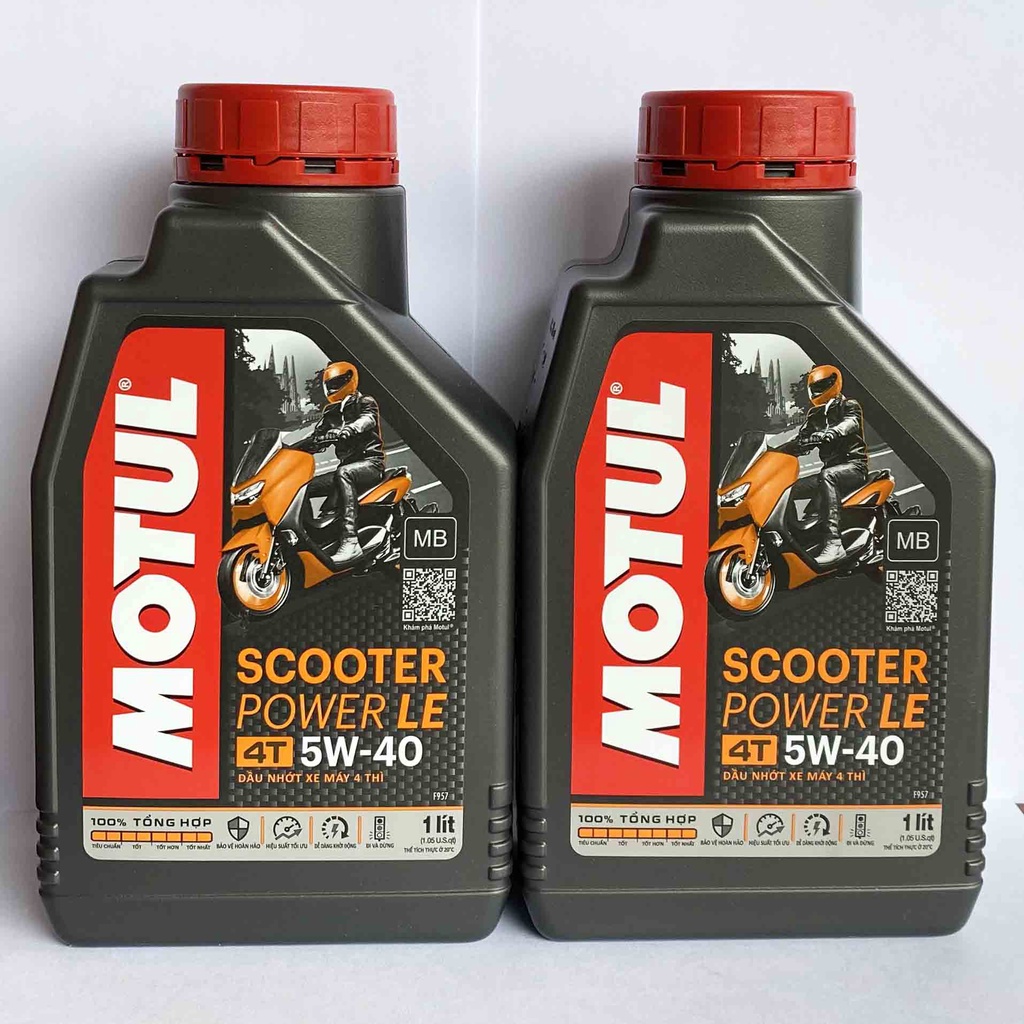 Nhớt MoTul Scooter Power 5W40 Tổng Hợp Cho Xe Tay Ga Cao Cấp