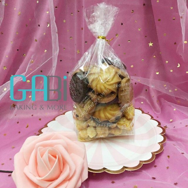 50-100 túi đựng bánh quy trong Tasty Flavor