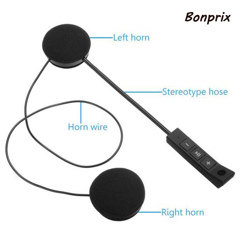 Mũ Bảo Hiểm Tích Hợp Tai Nghe Bluetooth V4.0 + EDR BT8 Kèm Mic Dây Cáp Mềm Mại