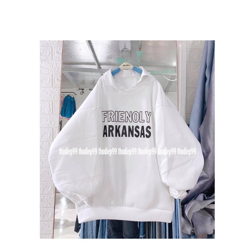 áo sweater nỉ ngoại arka