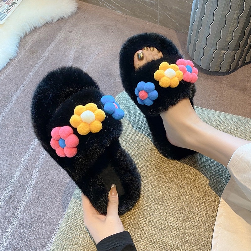 Dép lông mang trong nhà cho nữ . hàng quảng châu cao cấp