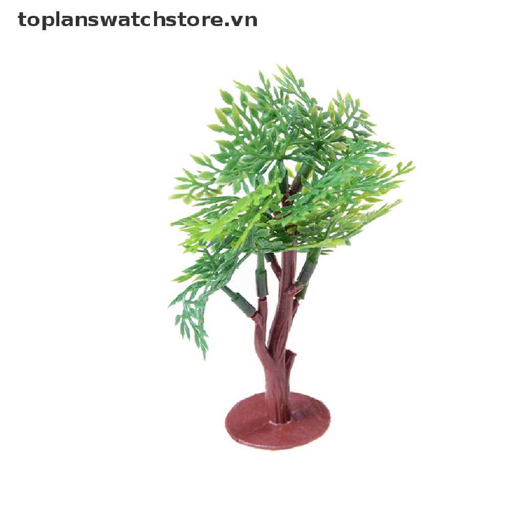 Mô Hình Cây Xanh 9cm Sống Động Trang Trí Nhà Búp Bê