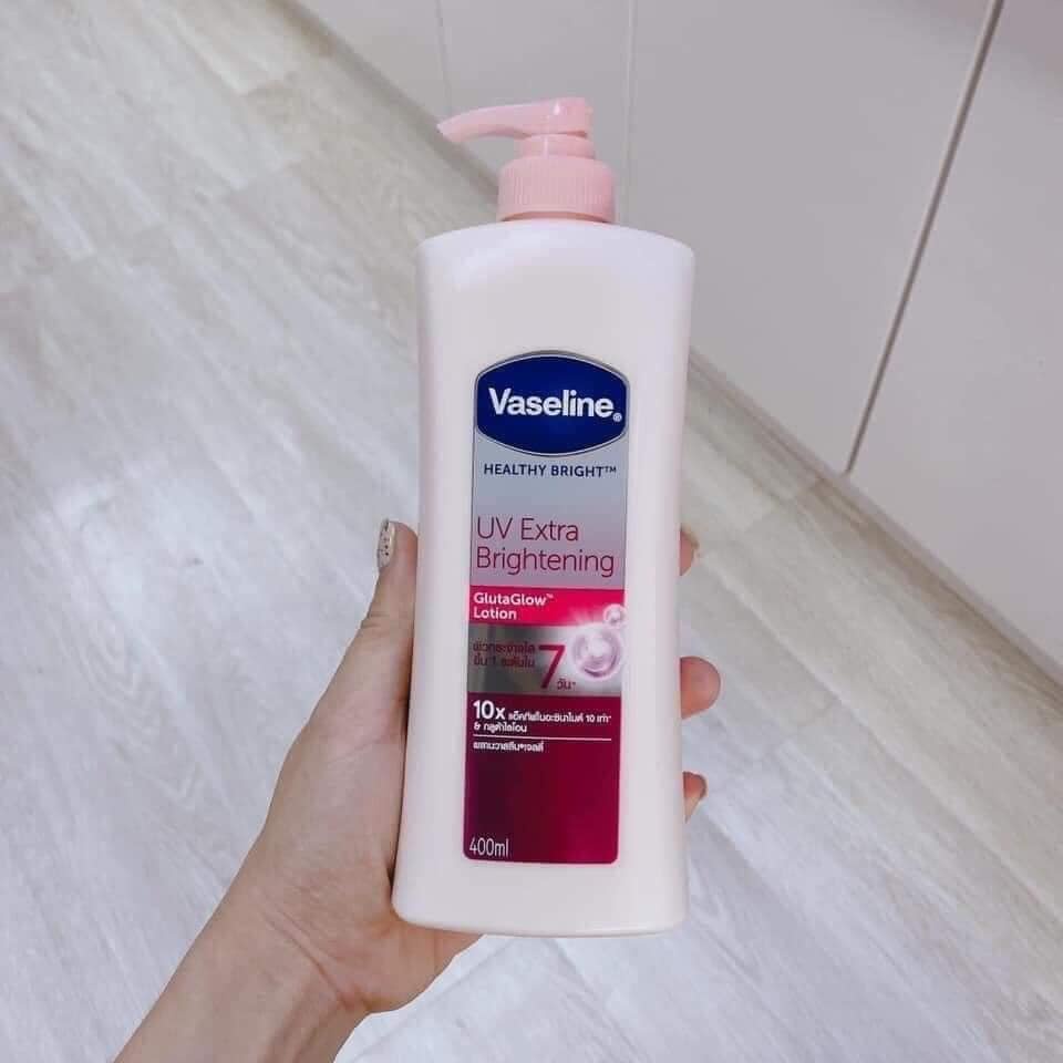 Kem dưỡng thể Vaseline UV Extra Brightening 10x