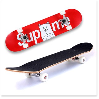 Ván trượt Supreme mặt nhám , Ván trượt skateboard , Trượt ván hình nhám bánh cao su trong Đẳng Cấp, Trục bánh hợp kim nh