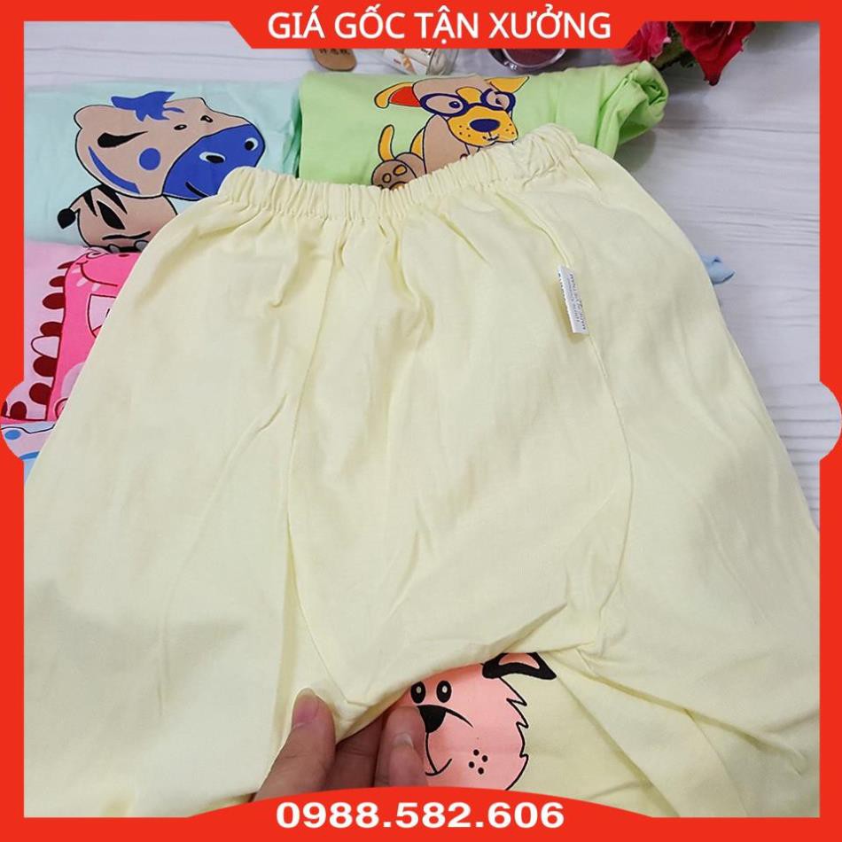 Quần Dài Sơ Sinh Có Đũng Đóng Bỉm Hằng Trang Chất Cotton Cho Bé