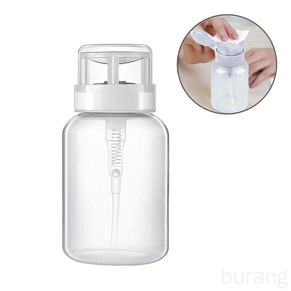 Bình rỗng bằng nhựa đựng dung dịch tẩy móng tay 120ml