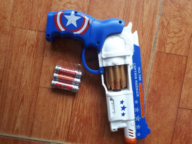 Súng dùng pin có nhạc.tặng kèm pin aaa