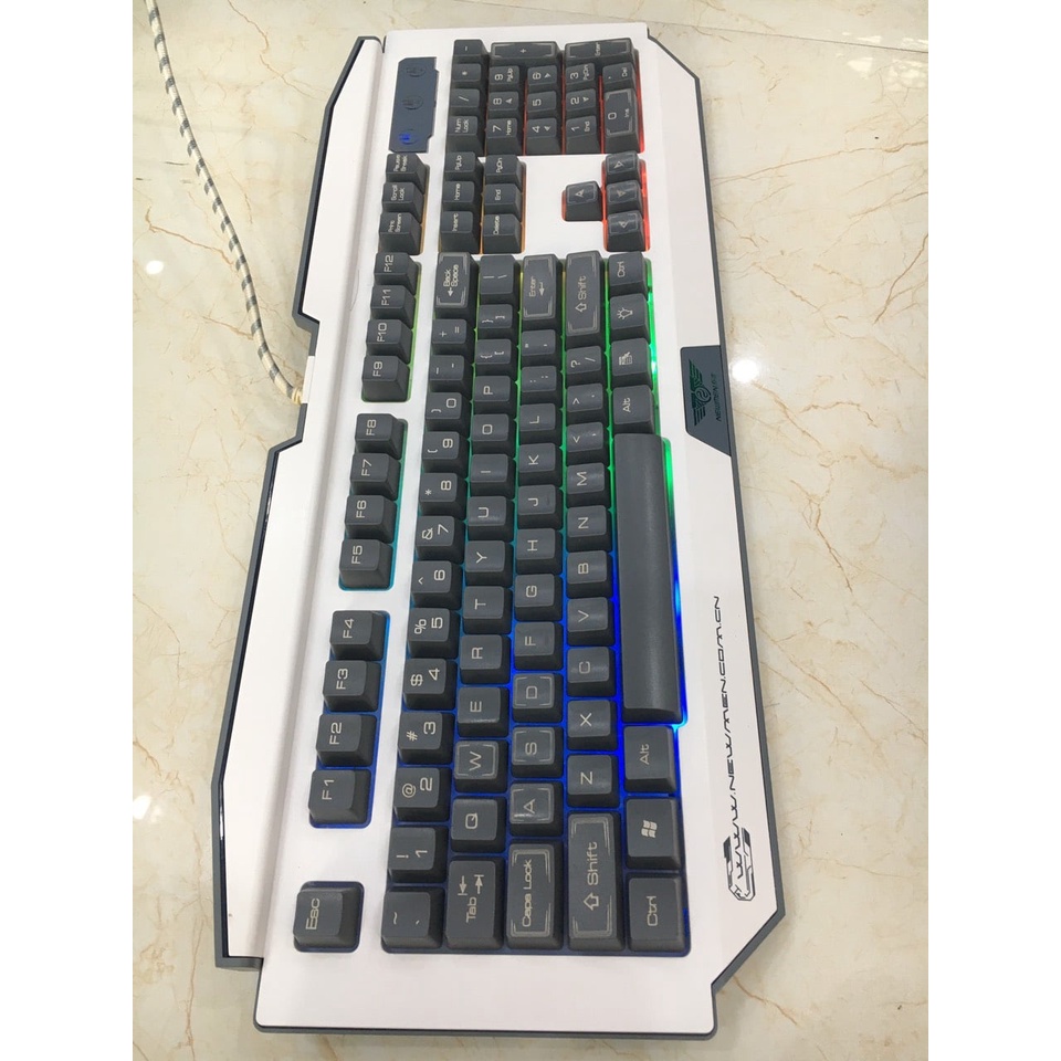 Bàn phím giả cơ newmen GM100S, GM100 có led hàng chính hãng thanh lý nét còn sử dụng tốt giá rẻ