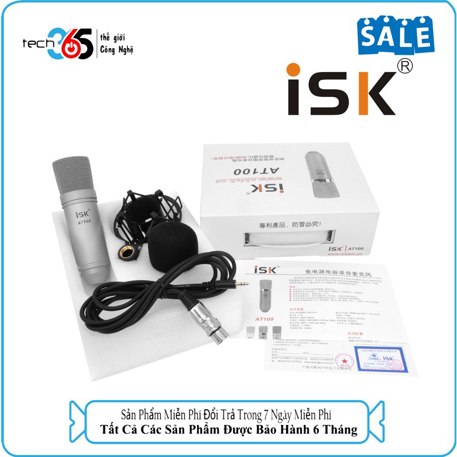 Mic Thu Âm At100 Chuyên Nghiệp- Chính Hãng Loại 1