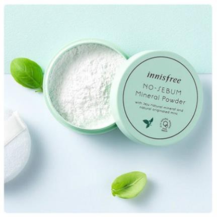 Phấn phủ bột kiềm dầu Innisfree – No Sebum Mineral Powder (mẫu mới)