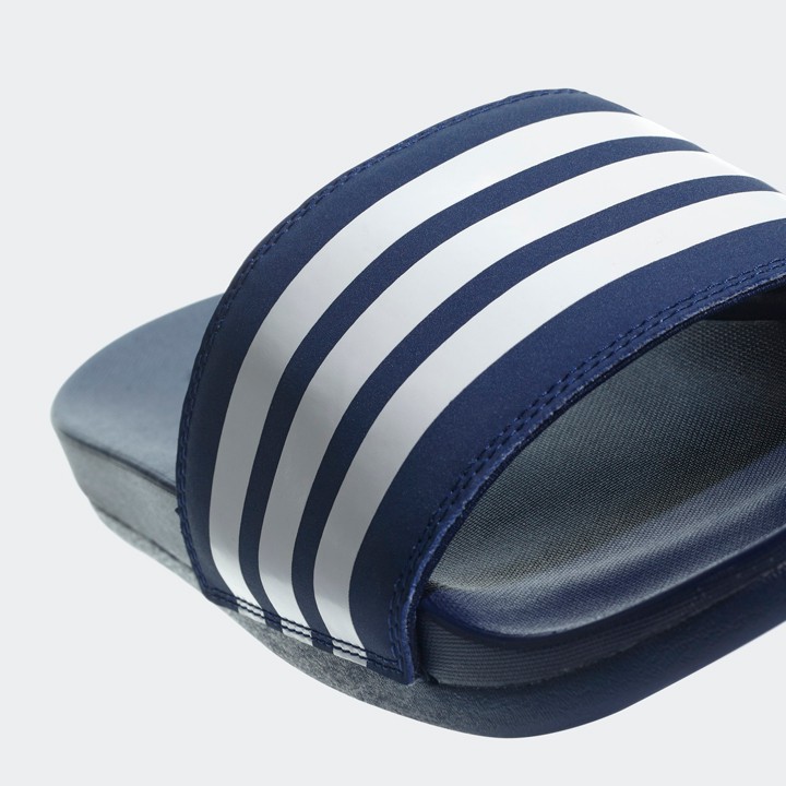 Dép Adidas Adilette Comfort - Dark Blue/ Cloud White