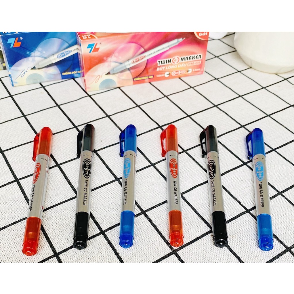 [Hỏa Tốc] Bút Lông dầu Thiên Long Pm04 Màu xanh, đỏ, đen [ Siêu Sale - Giảm 8% toàn sản phẩm]