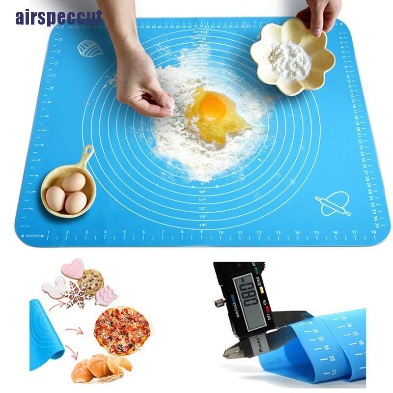 30 Miếng Lót Nhào Bột Không Dính Bằng Silicone