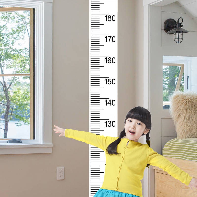 Đơn giản cho trẻ em đo chiều cao thước kẻ dán tường phòng ngủ nhà mẫu giáo đơn vị phát hiện thước kẻ tự dính