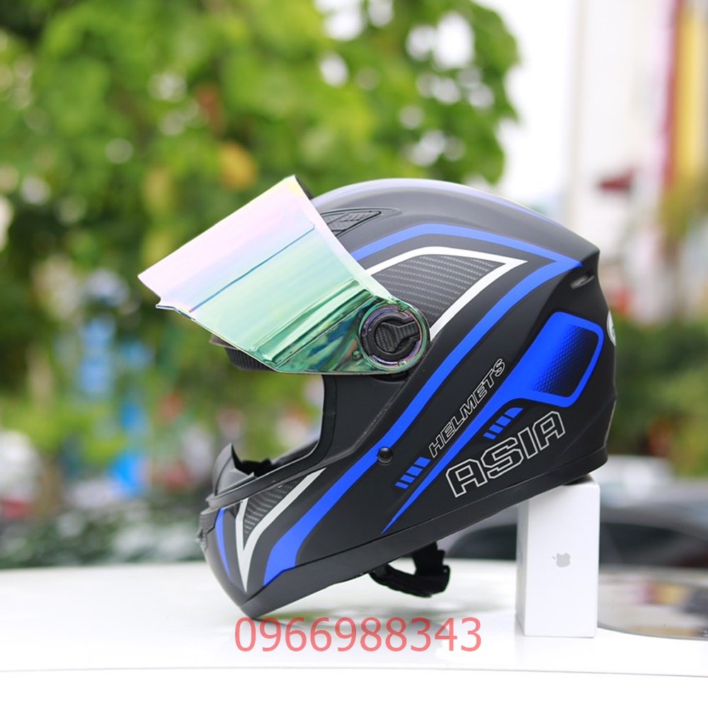 Mũ Bảo Hiểm Asia m136 Đen Nhám Hót Nhất 2021 Bảo Hành 12 Tháng Toàn Quốc