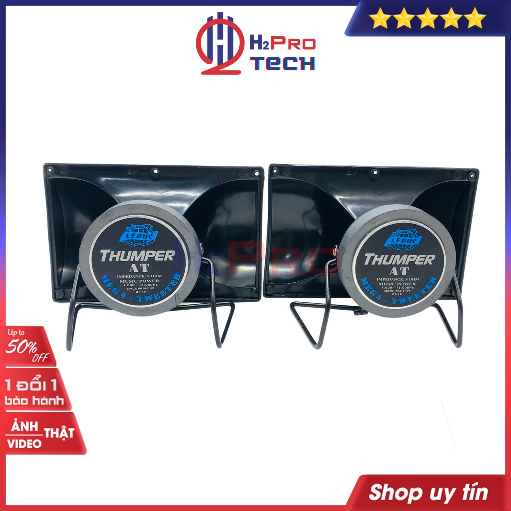 Đôi Loa Treble Kèn, Loa Tép Rời T27 200W Chính Hãng (2 Chiếc), Tiếng Treble Sáng, Nghe Hay, H2Pro Hàn Sẵn Tụ-H2Pro Tech