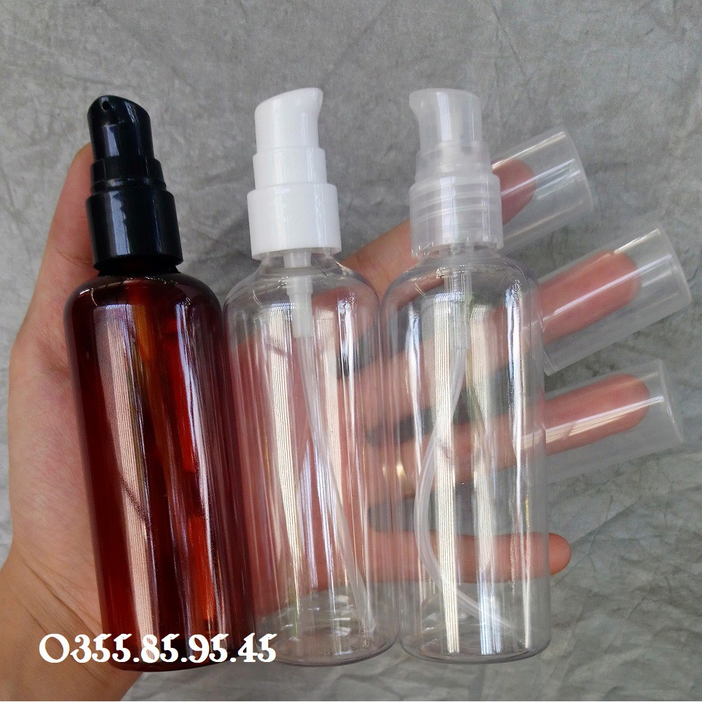 Chai xịt giọt 30ml/50ml/100ml - Chai lọ nhựa pet chiết mỹ phẩm