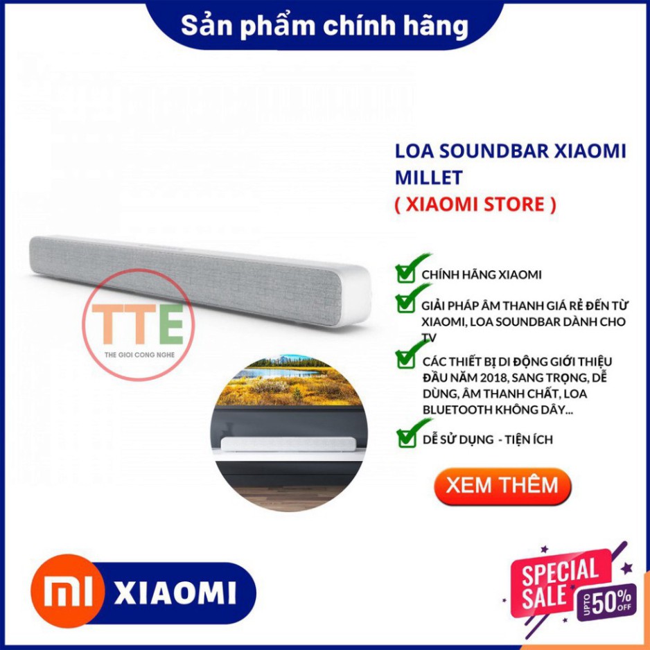 GIÁ TỐT NHẤT Loa Soundbar Xiaomi Millet ( Trắng - Đen ) ..