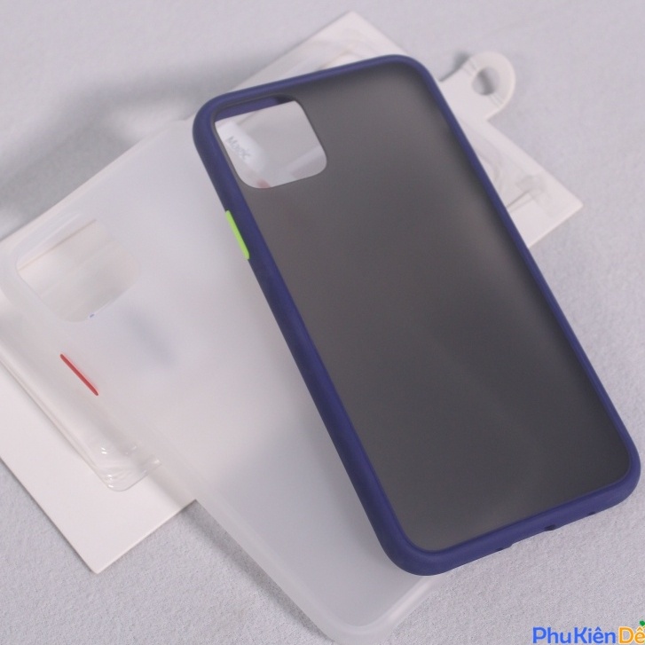 CHÍNH HÃNGỐp lưng nhám chống bám vân tay viền màu chống shock Likgus IPHONE 7 8 plus / x xs xr / max / 11 / pro