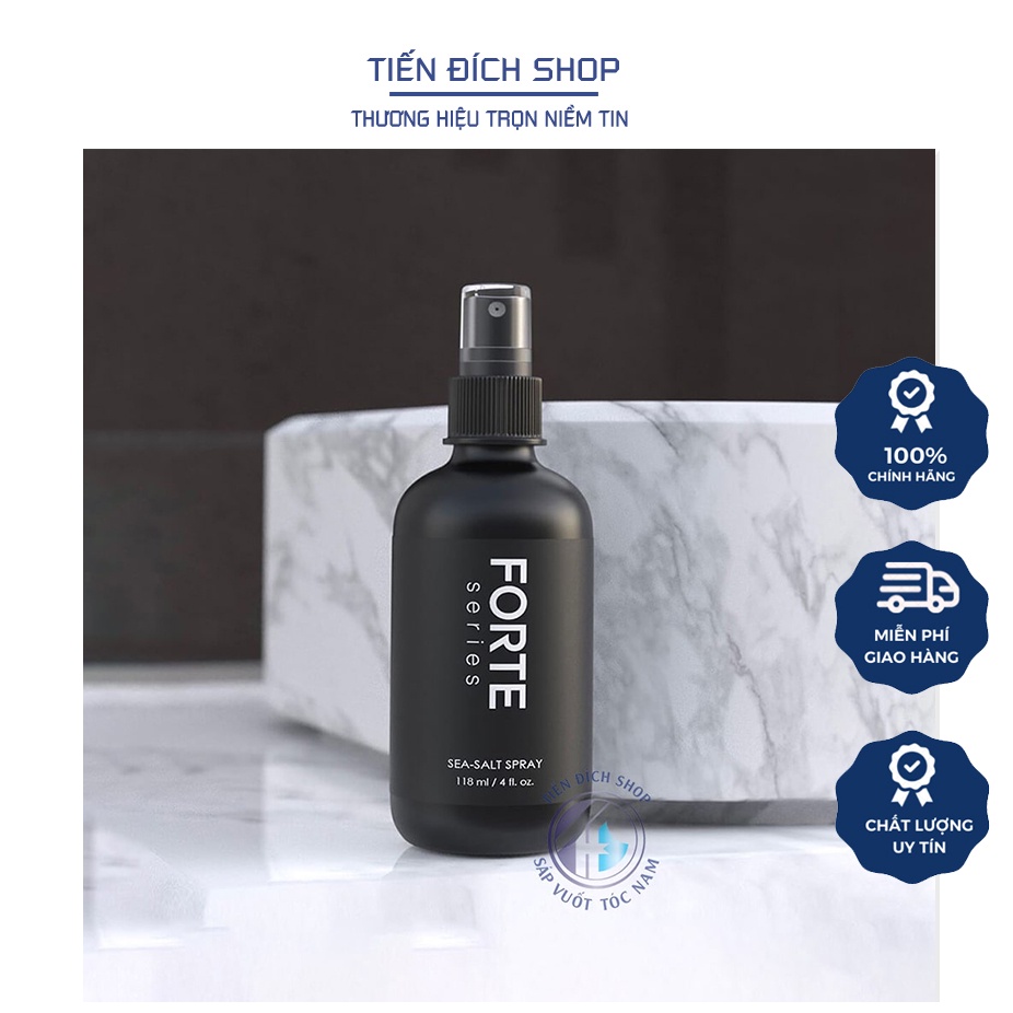 Xịt tạo phồng tóc  Forte Series Sea Salt  USA 118ml chính hãng