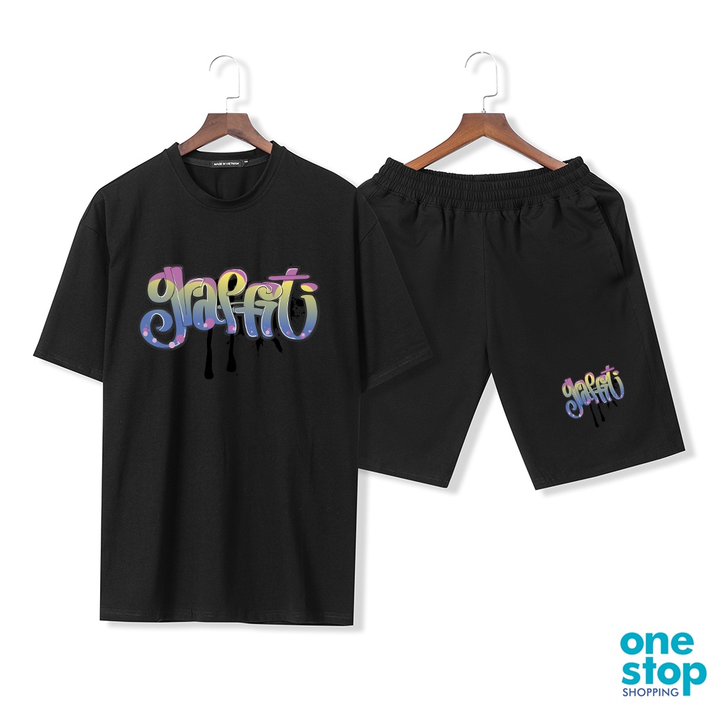 Bộ đồ thời trang unisex chất liệu vải cotton B06 One shop