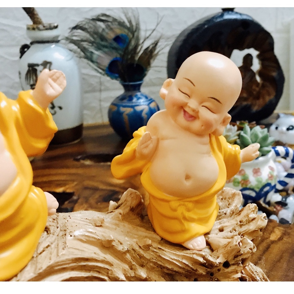 Tượng Phật Di Lặc  trang trí ô tô, nhà cửa mang lại bình yên/ Sét 3 Phật Di Lặc