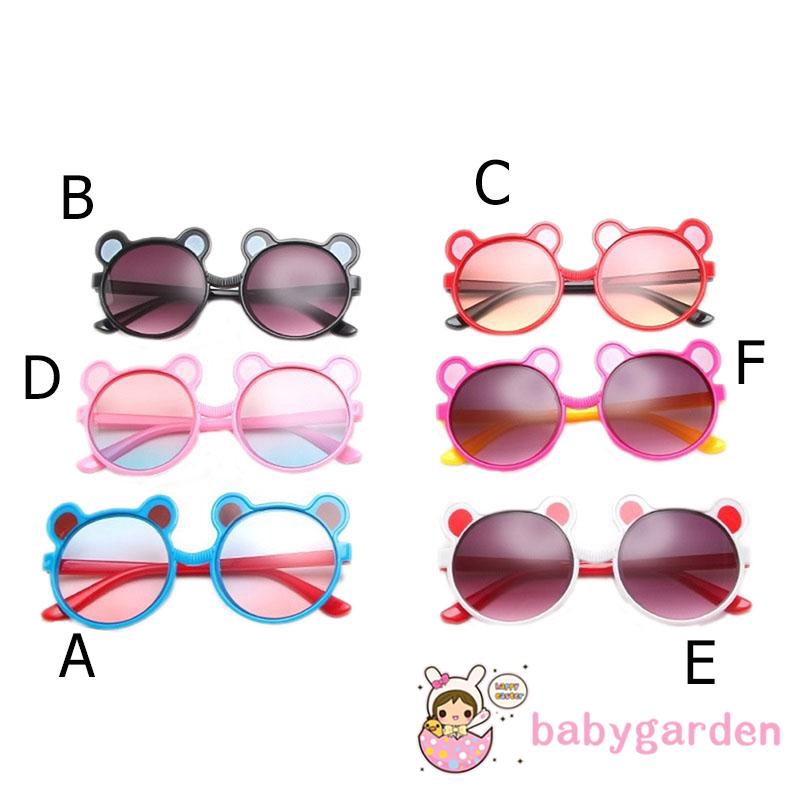 Kính Mát Hình Gấu Chống Tia UV Dễ Thương Dành Cho Bé