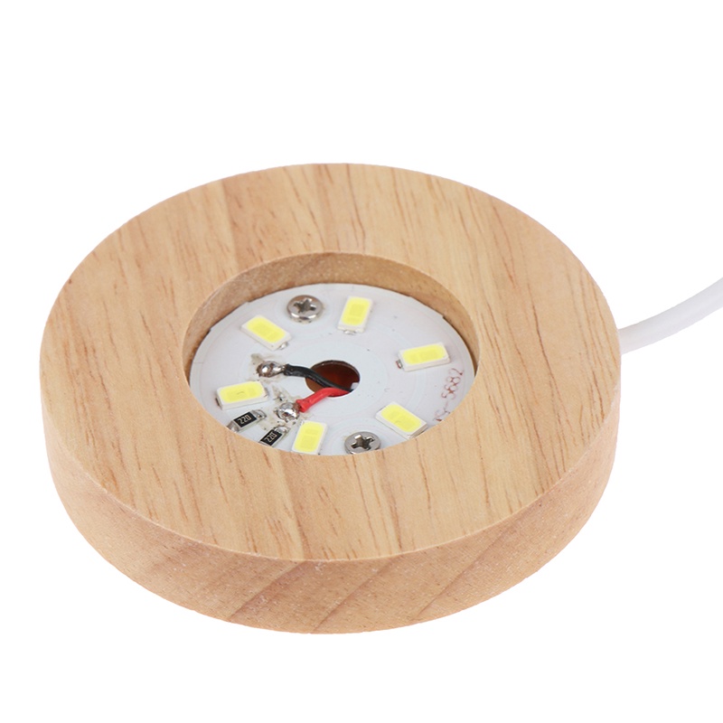 Đế Gỗ Trưng Bày Đèn led Trang Trí Nội Thất Độc Đáo