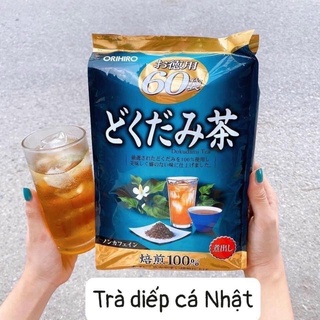 [Hàng Nhật Bao Check] Trà Diếp Cá Thanh Nhiệt Thải Độc Orihiro 60 Túi Lọc Nhật Bản [Date Mới]