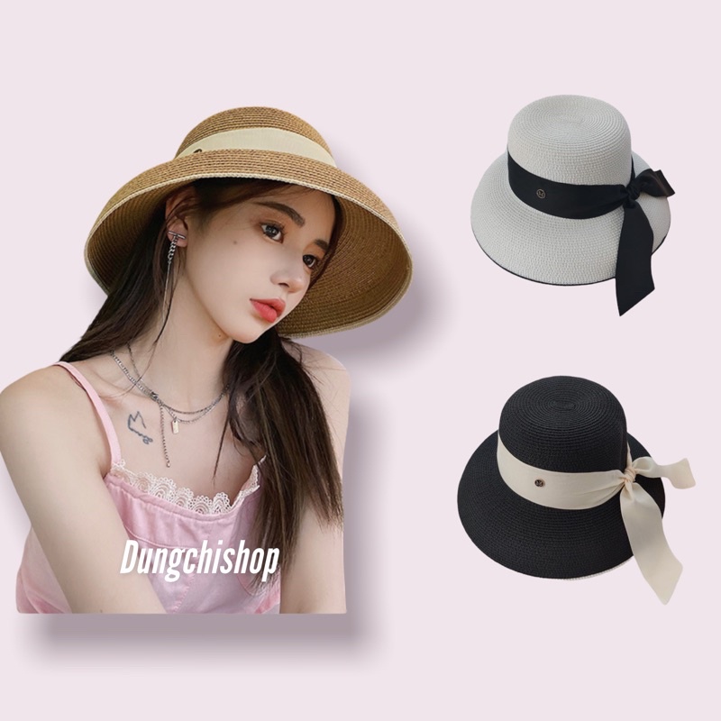 Nón cói chuông đai lụa chữ X
