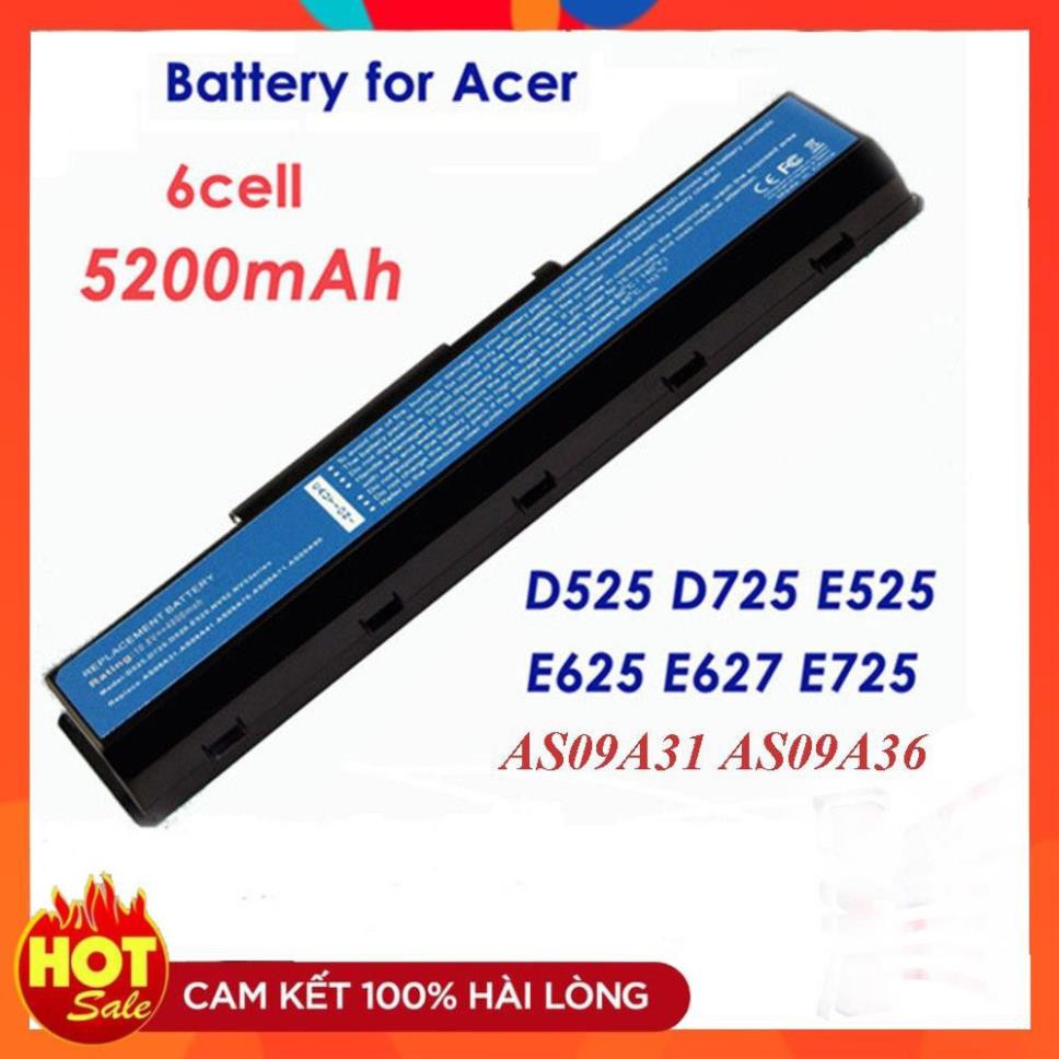 Pin laptop Acer D525, D725, 5740G, 4736Z - 5200mAh, 6 Cells