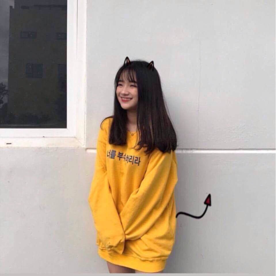 Áo Sweater Cặp Nỉ Trơn Nam Nữ In Chữ Hàn SW02 | BigBuy360 - bigbuy360.vn