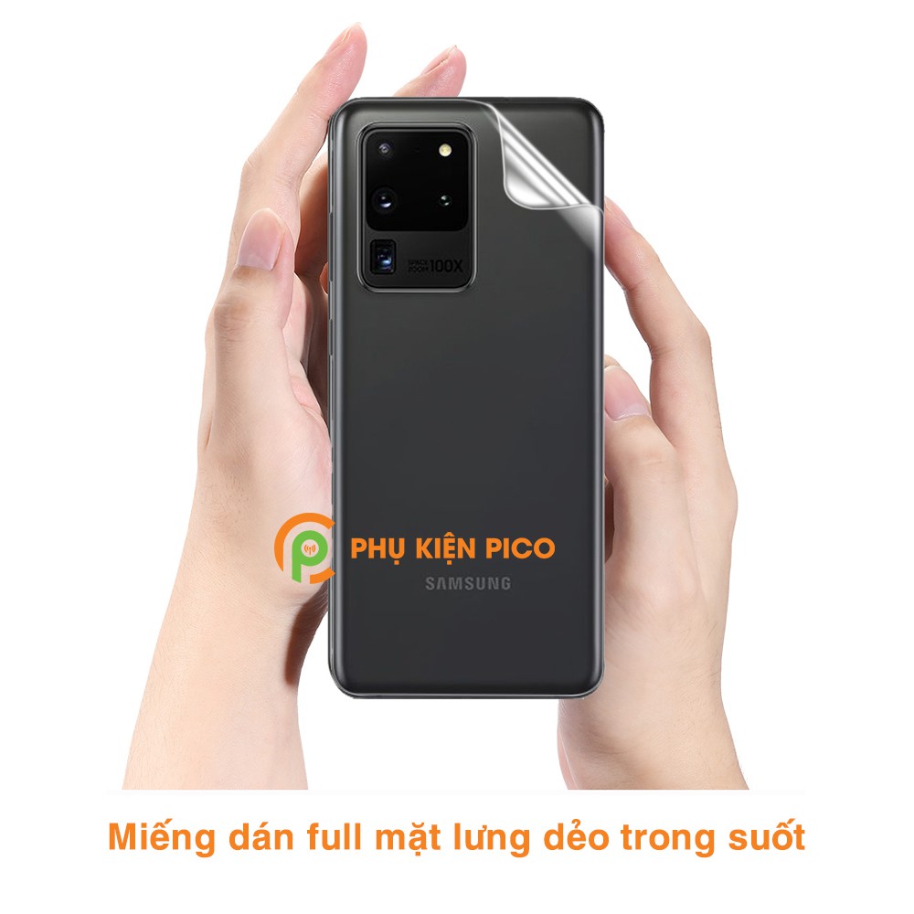 Dán lưng Samsung S20 Ultra PPF full mặt lưng PPF tự phục hồi vết xước chính hãng Mibo - Dán dẻo Samsung Galaxy S20 Ultra