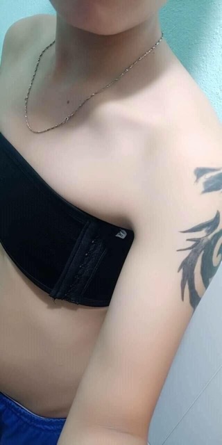 Áo Nịt Ngực Tomboy - BẢN NỊT NGANG CÓ VIỀN 15CM