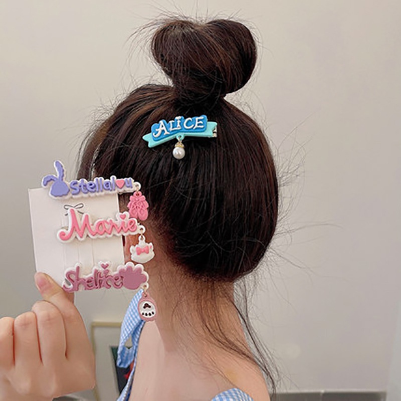 Kẹp Tóc Mỏ Vịt Họa Tiết Động Vật Hoạt Hình Đáng Yêu