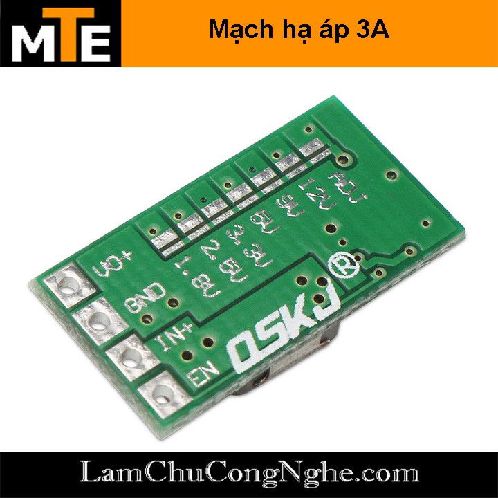 Mạch hạ áp mini 12v 24v sang 5v 3A có thể điều chỉnh 1.8v 2.5v 3.3v 5v 9v 12v